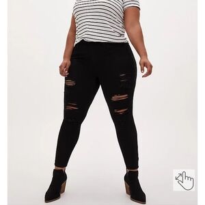 SKY HIGH SKINNY PREMIUM STRETCH HIGH-RISE JEAN size 12 T